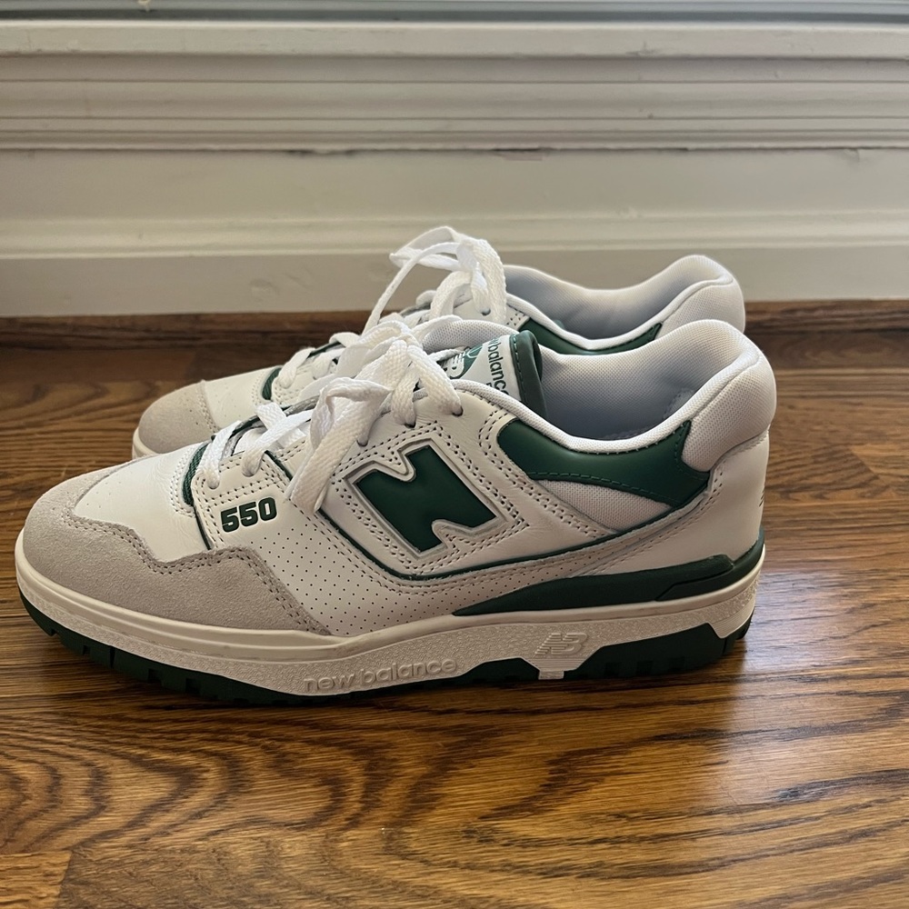 New Balance 550 White/Forest Green
